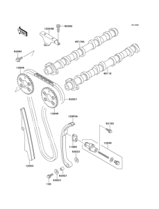 ZX1100 Распредвал