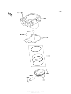  Цилиндр и поршни