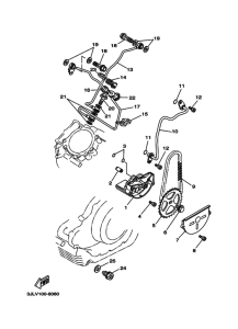 XV1100 XV1100K Маслонасос