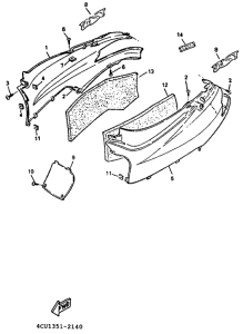 YE50 Боковые обтекатели