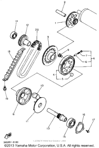 FZR1000F Стартер