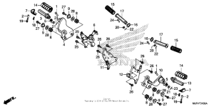 CTX700N DCT Подножки