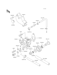  Масляный насос и фильтр