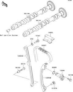 ZX1200 Распред вал