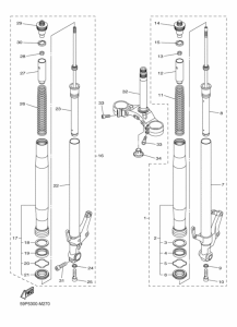FZ8-S Передняя вилка