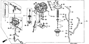 CMX250C Carburetor assy