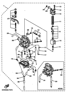 TDR125 Carburetor assy
