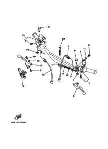 TW125 Interruptor  manillar&palanc