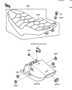 KZ1100 Seat / seat cover
