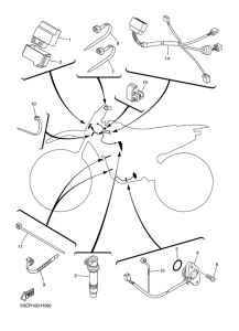 YZ250F Электрика 1