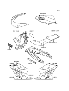 ZX250 Наклейки