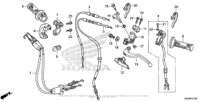  Headlight + Switch + Cable
