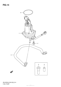 RM-Z250 Топливный насос