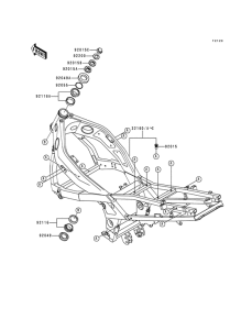 ZX600 Frame comp