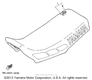 YZ80A Сиденье