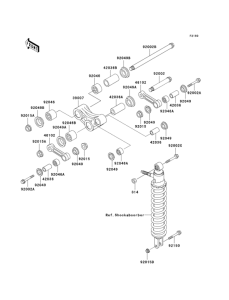 KMX125 Подвеска