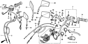 CMX250C Switch / cable