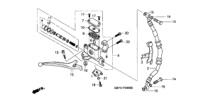 SH50 Передний главный тормозной цилиндр