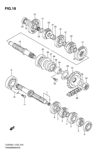 TU250 Трансмиссия