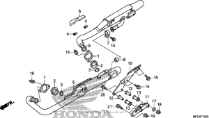 VT750C2 Глушитель