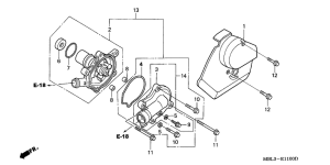 NT650 Водяная помпа