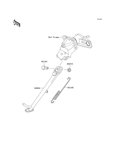 ER650 Подножка