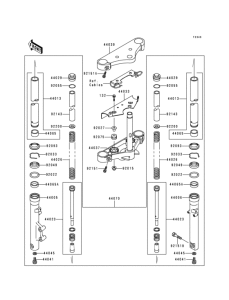 EN500 Передняя вилка