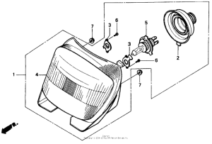 CH150 Ch150 headlight 87