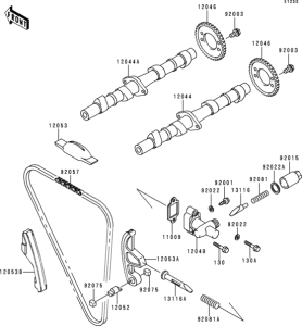 ZR750 Распредвал