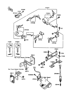 VN1500 Замок зажикания