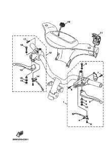 YL50 Переключатель руля рычаг
