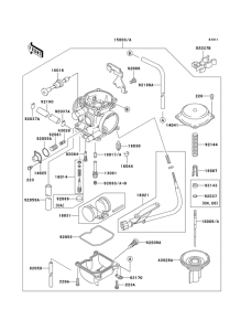 KLX300R Carburetor assy