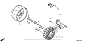 CRF250L (ABS) Генератор