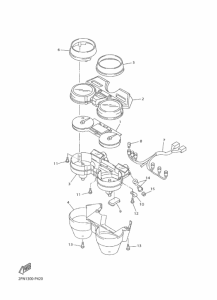 XJR1300C Приборы