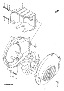 AH75 Вентилятор охлаждения