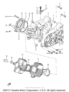 YG1K Картер двигателя