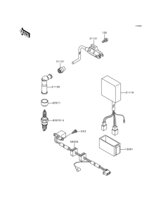 KL650 Система зажигания