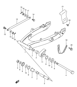 TS185 Маятник задний