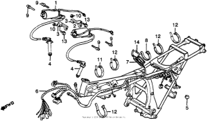 GL650I Wire harness + ignition coil