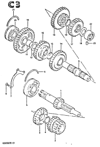 GS650 Трансмиссия