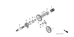 CR80R Кик стартер