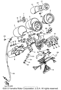 XJ700XN Приборы