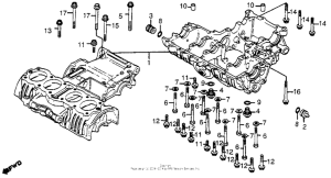 CB650SC Картер двигателя
