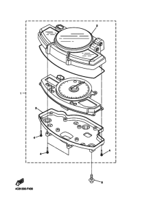 YZF-R1R ( RaceBase) Измерительный прибор