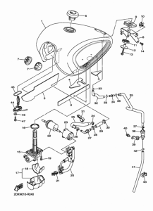 XVS950CU (ABS) フユエルタンク
