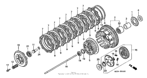 VF750C Сцепление