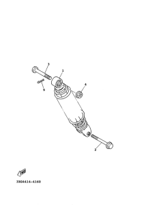 YW100E Задняя подвеска