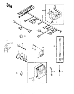 KZ400 Электрика