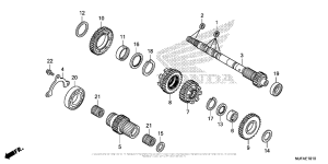 CTX700 DCT Transmission (Mainshaft) (Ctx700D)