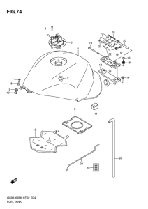 GSX1300R Tank fuel